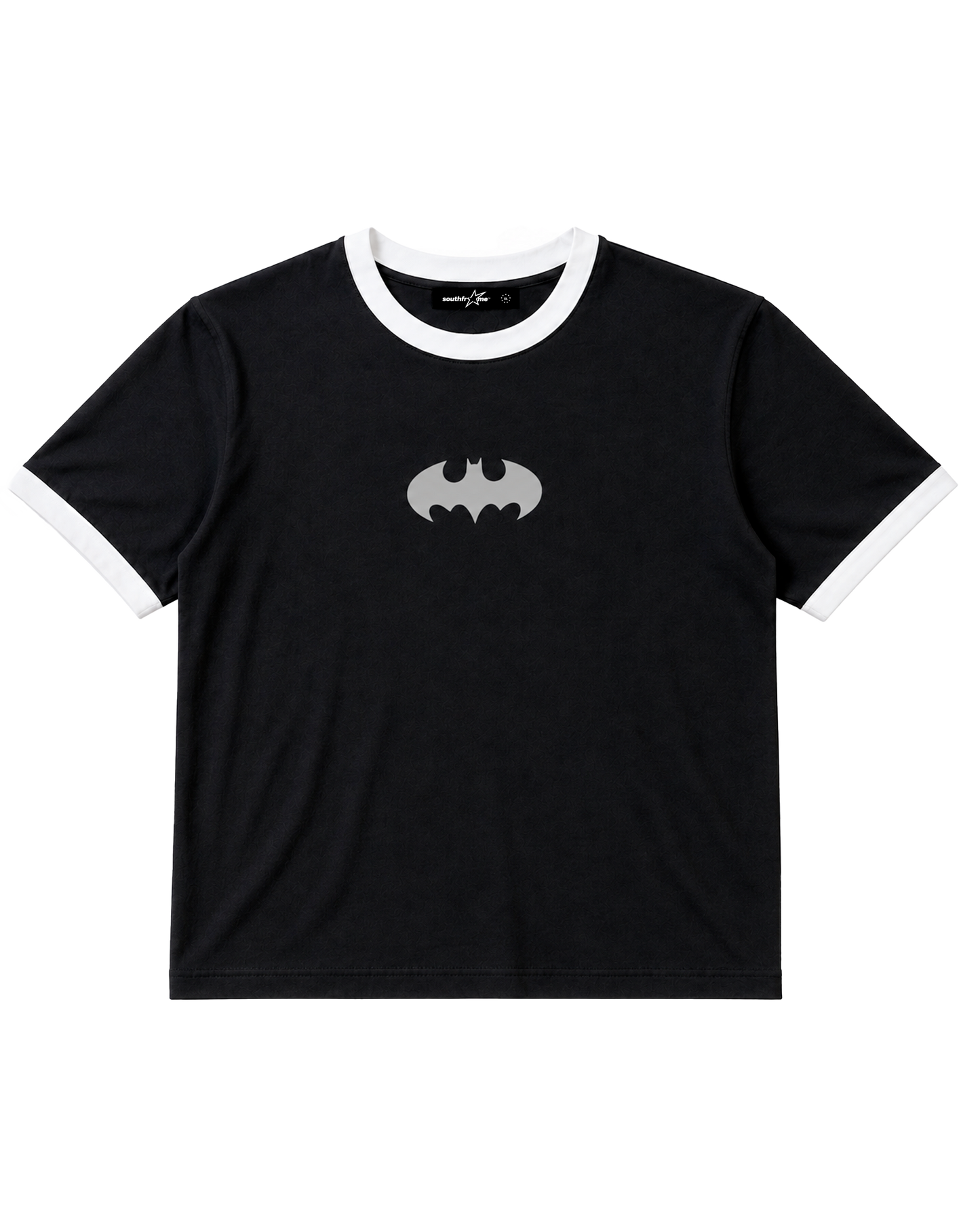RINGER TEE — BLACK