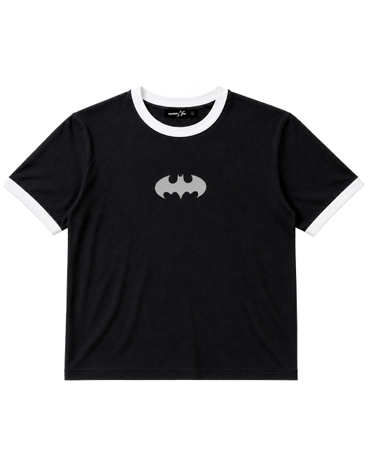 RINGER TEE — BLACK