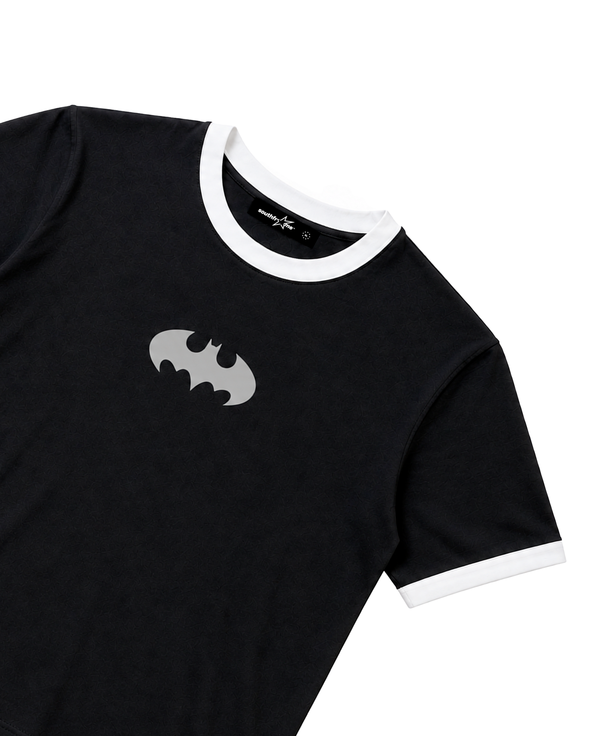 RINGER TEE — BLACK