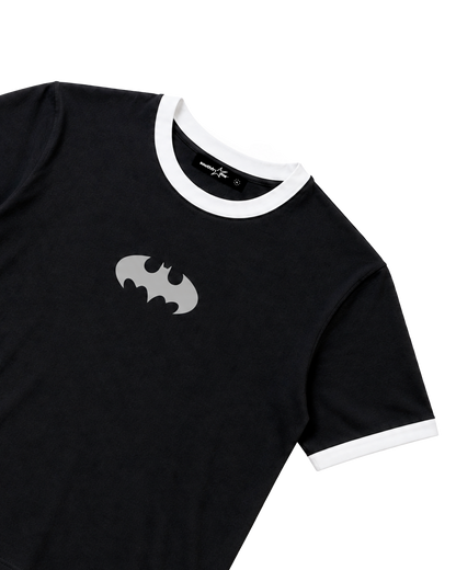 RINGER TEE — BLACK