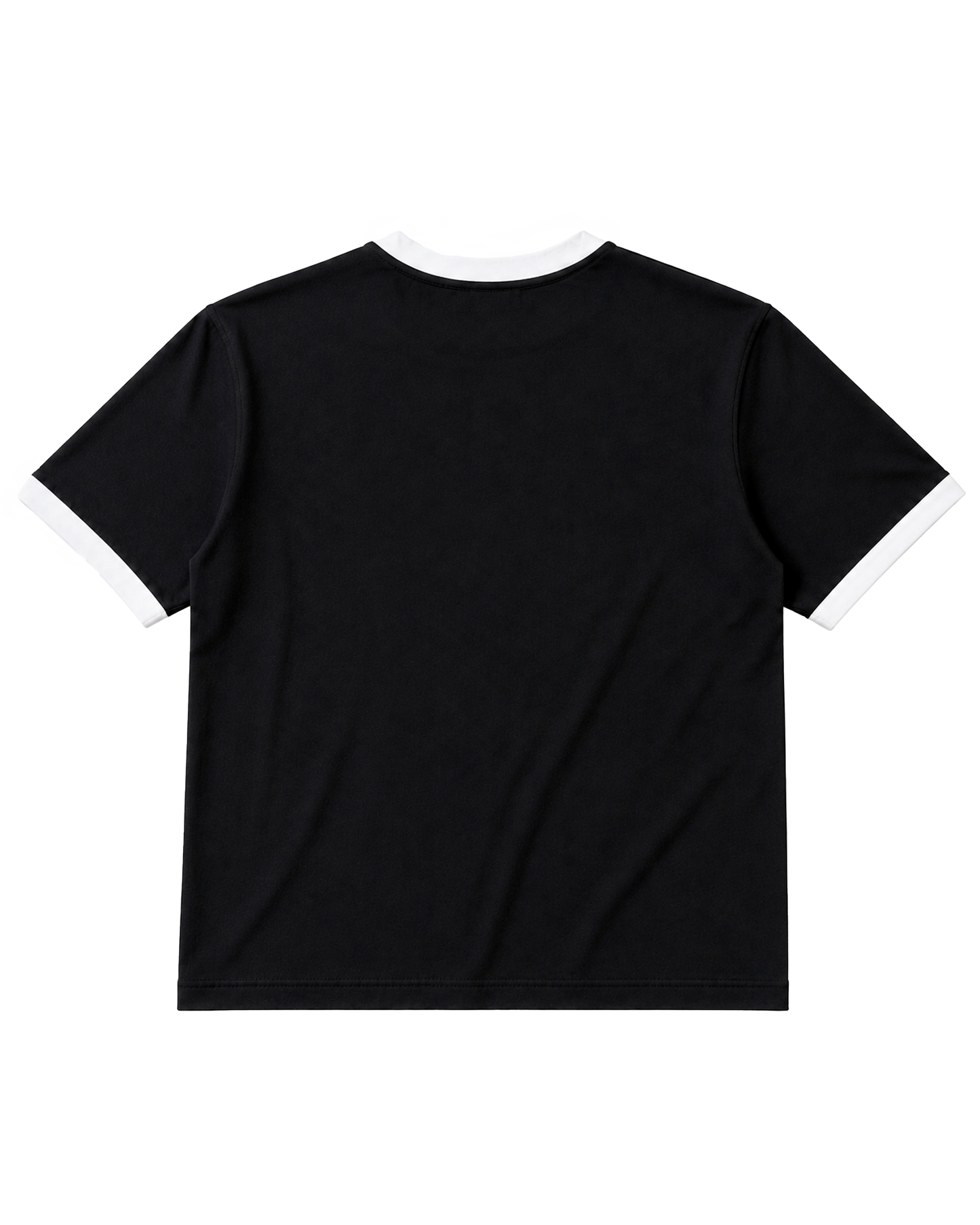 RINGER TEE — BLACK